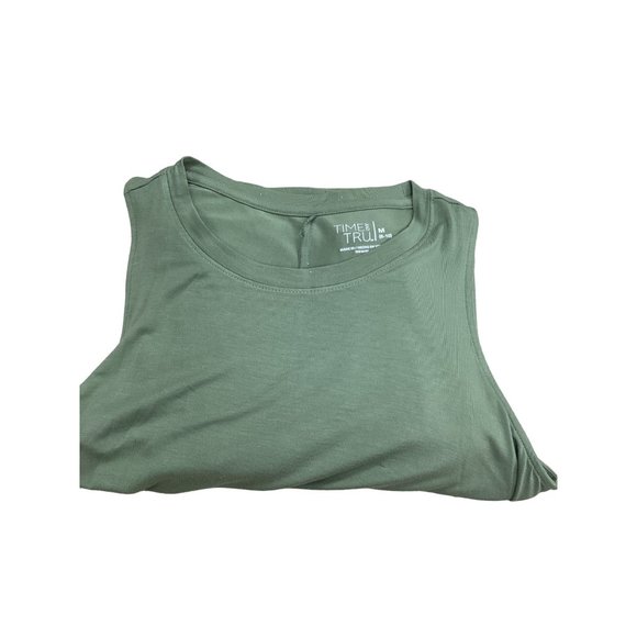 Sleeveless Avocado Green Dress M 8-10 SKU 632 - Picture 4 of 5